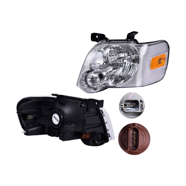 Faro Explorer 2006 A 2010 Ford Izq Fdo Cromado DEPO