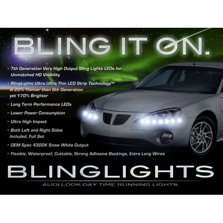 Pontiac Grand Prix Led Drl Light Strips For Headlamps Headlights Pontiac Grand Prix Led Drl Light Strips For Headlamps Headlights Head Lamps Leds Drls Strip Lights