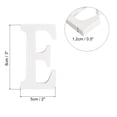 thumbnail image 2 of Unique Bargains White Wood Letters 3 Inch, Wood Letters for DIY Party Projects (E), 2 of 5
