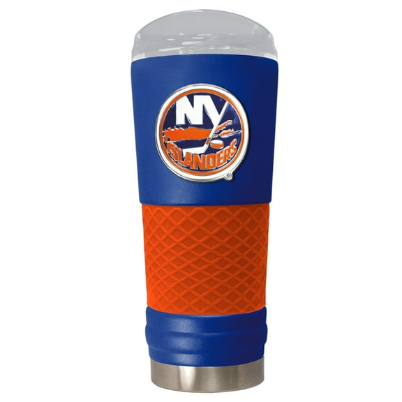 Blue New York Islanders 24oz. Powder Coated Draft Travel Mug