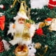 thumbnail image 4 of pstuiky Adornos navideños de Papá Noel con bolsa de regalos para colgar en el árbol de Navidad. Figura decorativa para la mesa del hogar., 4 of 5