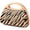 Khaki, variant on Zebra Print Evening Bag Animal Print Clutch with Chain Retro Evening Handbag for Party Wedding Prom,Blue,outdoor