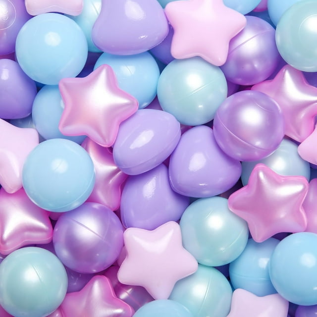 Pelotas GOGOSO Star Ball Pit de 5 cm sin BPA, 500 unidades