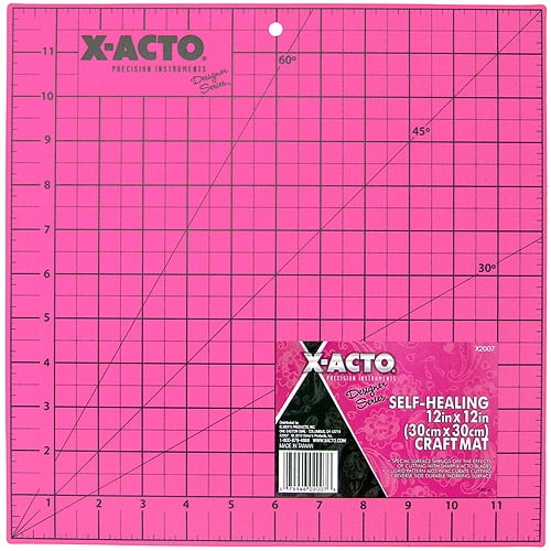 XActo 12" x 12" Designer Series SelfHealing Craft Mat, 1 Each