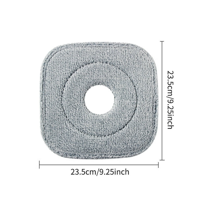 Mop  2 PCS KZKR Spin Mop Head Square Cleaning Mop Head