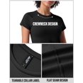 thumbnail image 3 of Pioneer Camp Women's Moisture Wicking T-Shirt Short Sleeve Quick Dry Shirts Gym Workout Athletic Running Tops Crew Neck Tees, 3 of 5