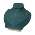 thumbnail image 1 of Busto de joyería con cadena para collar, modelo de busto, vitrina, soporte para joyas de madera Verde, 1 of 9