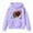 Purple, variant on Girls' sweatshirts trending Youth Football Fan Retro Sports Pullover Hoodie for Girls Team Athletic Sweatshirt Red 5-6 Years