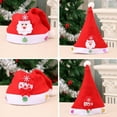 thumbnail image 2 of Red Christmas Hats for Kids - Pack of 1, Kids Santa Hats, Christmas Party Favors for Christmas Party Decorations | Santa Claus Hats for Boys and Girls for Christmas Decorations ﻿, 2 of 6