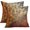 Rust, variant on Brown Rust Metal Pillow Covers 18X18 In Gold Rusty Cinnamon Copper Bronze Metallic Pillow Cases Orange Teal Rustic Throw Pillows Set of 2 Autumn Home Decor For Living Room Bedroom Couch Sofa Outdoor