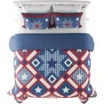 thumbnail image 5 of LHC 66-Q001K 3 Piece All-Season Blanket with Sham Quilt & Bed Set - King Size, 5 of 8