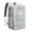 White-19, variant on Floral Insulated Backpack Cooler - Elegant Chic Pattern 20L Soft Cooler Bag for Road Trips, Park Day & Outdoor Activities, Easy to Clean