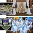 thumbnail image 4 of Efavormart 72" Premium Big Payette Sequin Overlay For Wedding Banquet Catering Party Table Decorations-Turquoise, 4 of 11