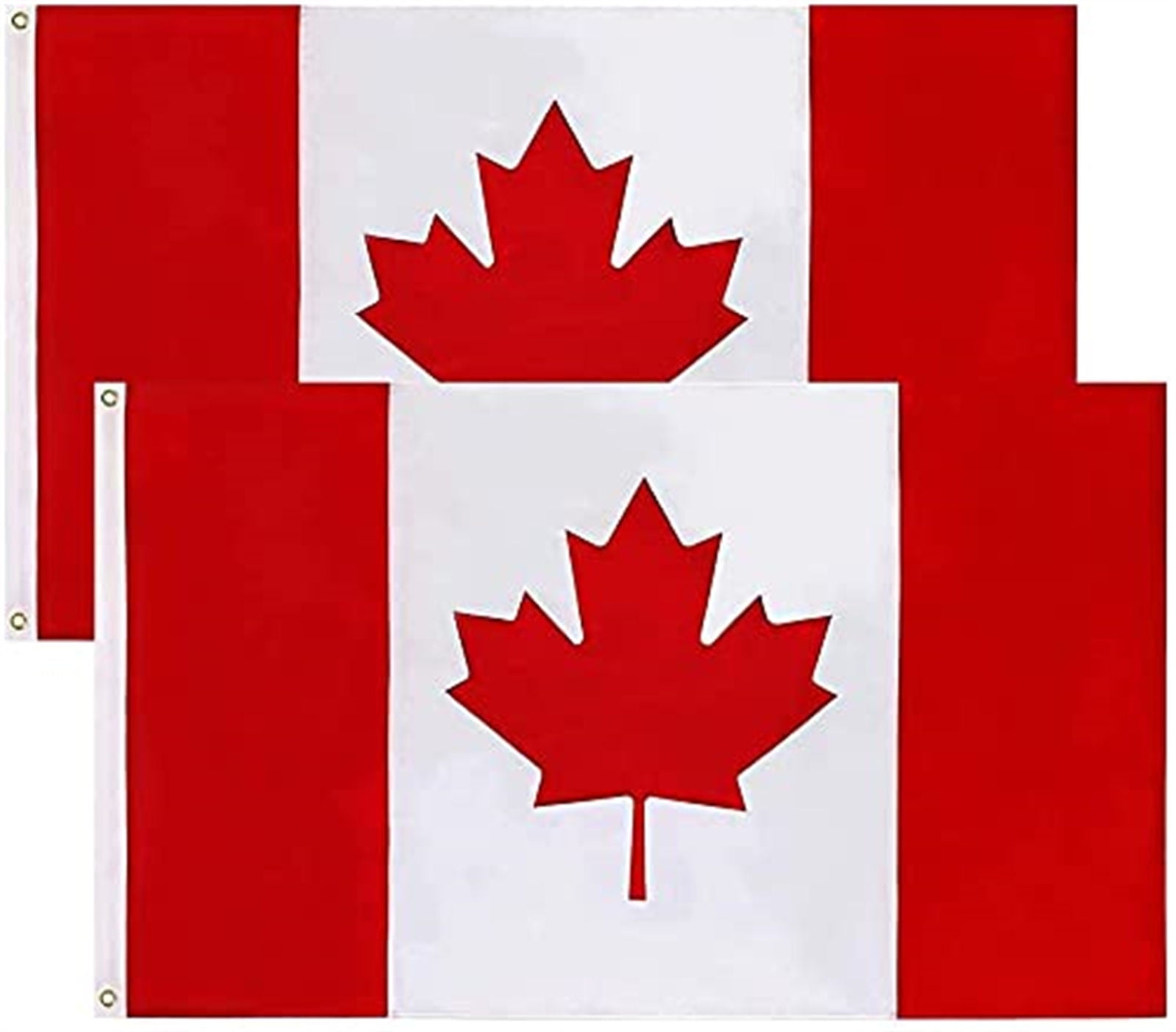 Rong Yun Canadian Flag Lightweight 3x5 Feet 100 Polyester Bright And Colors Silk Printed Walmart Com