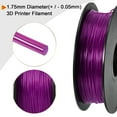 thumbnail image 3 of Unique Bargains 3D Printer Filament 1.75mm TPU Filaments Dimensional Accuracy +/- 0.05mm Purple, 3 of 7