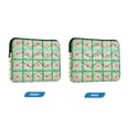 thumbnail image 7 of FORMRS 15"-15.6" Laptop Sleeve Protective Case Soft Carrying Quilted Computer Bag Cover, Green Blossom Mosaic, 7 of 7