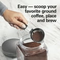 thumbnail image 2 of Hamilton Beach The Scoop Single Serve Coffee Maker, Removable Reservoir, Stainless Steel, 2 of 9