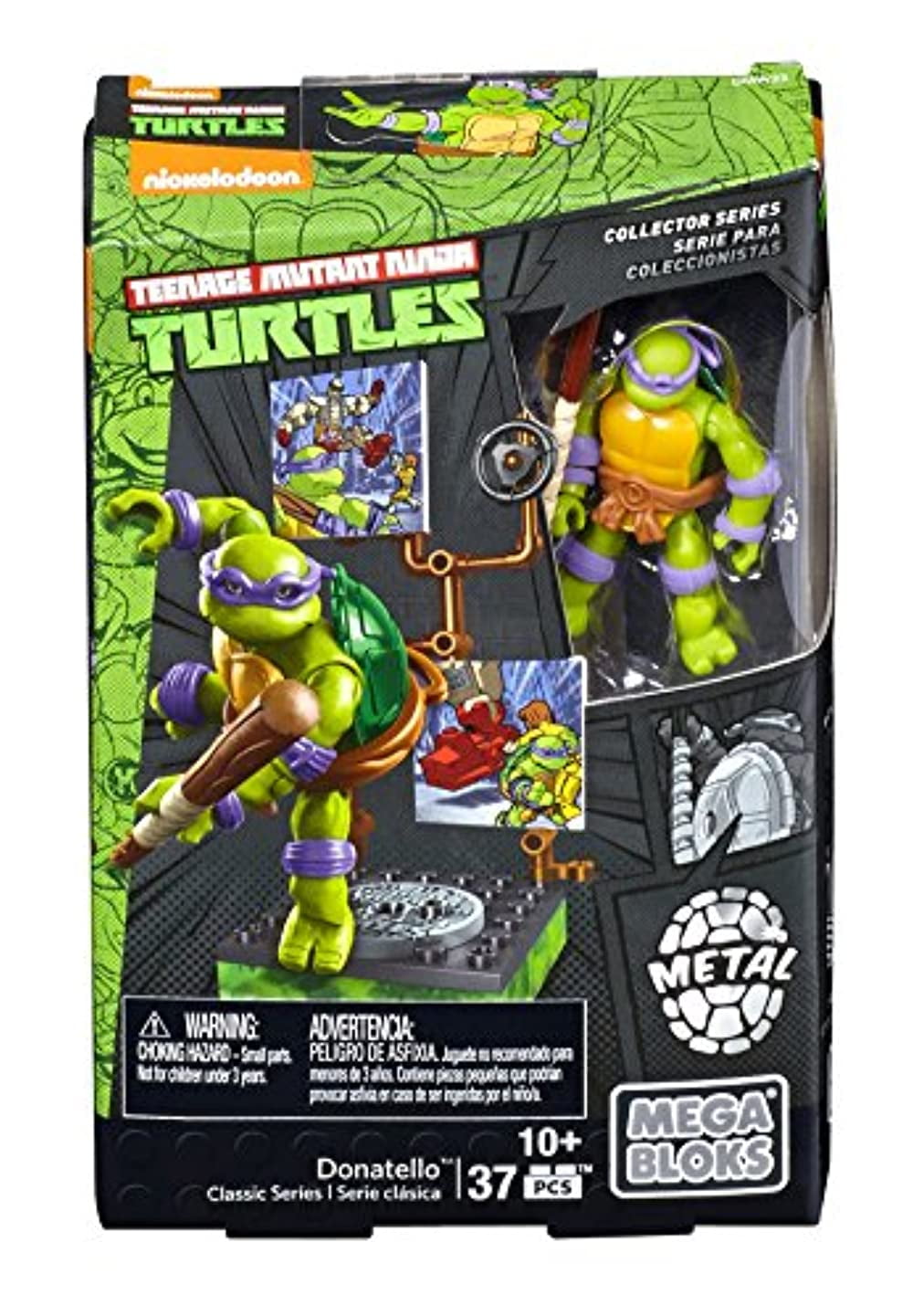 Mega Bloks Teenage Mutant Ninja Turtles Collectors 1987 Classic