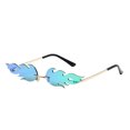 thumbnail image 1 of Sonducket Gafas de sol transpirables para estilos de vida activos Gafas cómodas para cualquier aventura Sin marco Flame Fire Impermeable Green Type3 NO3, 1 of 6