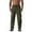Army Green, variant on Coorders George Mens Cargo Pants, Casual Baggy Drawstring Lightweight Zip-Off Loose Fit Hip Hop Pants with Pockets, Black,Size XL