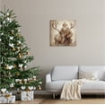 thumbnail image 3 of Stupell Industries Traditional Santa & Reindeer Holiday Painting Gallery Wrapped Canvas Art Print Wall Art, 24 x 24, 3 of 8