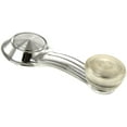thumbnail image 2 of FRONT WINDOW CRANK Compatible with Chevrolet Blazer 1969-1976 Chrome with White Knob Metal (Zinc) Passenger Side=Driver Side (=REAR), 2 of 5