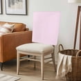 thumbnail image 6 of Pink White Stripe Chair Back Covers, Removable Chair Covers for Dining Chairs Set of 4, Washable Chairs Slipcovers Back Seat Protector for Wedding Party 19"x20", 6 of 9