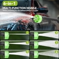 thumbnail image 3 of SEEVOLX Upgraded Cordless Pressure Washer, High Pressure 990 PSI, 10 Pressure Level, For Car, Home Cleaning & Garden Watering, 3 of 5