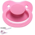 thumbnail image 3 of CutiePlusU Adult Sized Pacifier Dummy for Adult Babies Large Shield 3 Pack - Pink, Blue, Black, 3 of 6