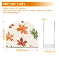 thumbnail image 4 of Yayeee Napkin Holder for Table Kitchen Paper Tissue Organization, Brown Autumn Leaves, 4 of 8