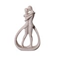 thumbnail image 1 of Figura de pareja de resina, artesanías, mesa, pareja abrazada, figura abstracta, decoración del hogar, 1 of 8