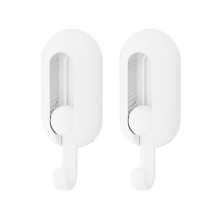 

TINYSOME 2Pcs 360 Degree Rotation Wall Hooks Multipurpose Hanging Rack Supplies