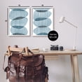 thumbnail image 3 of Stupell Industries Overlapping Circles Abstraction Abstract Painting White Framed Art Print Wall Art, 16 x 20, Set of 2, 3 of 9