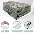 thumbnail image 4 of Quilts Queen Size Bedding Set, Green Christmas Tree Lightweight Quilted Comforter, Xmas Trees Snowflake Grey Soft Reversible Bedspread Coverlet with Pillow Covers for All Season, 90" x 96", 4 of 9