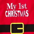 thumbnail image 6 of GZEFJRQM My First Christmas Outfit Girls Outfit Size 8 Pj Set for Girls Toddler Outfits 24 Months Girls Clothes 3-6 Month Onesies Girl One Year Old Girl Clothes White Onesie 12-18 Months, 6 of 8