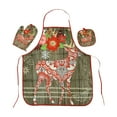 thumbnail image 1 of YHAIOGS Customized Aprons for Men Christmas Idea: Festive Kitchen Cute Apron Heat Set, 1 of 5