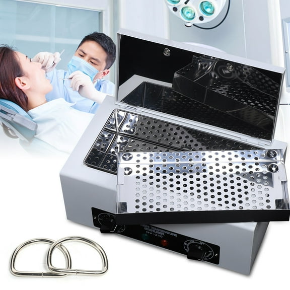 Miumaeov UV O-z-o-n-e Sterilizer Box Cabinet High Temperature Nail Sterilizer Manicure Tools Sterilization Organizer Cabinet Nail Tools Machine for Beauty Salon Spa and Home