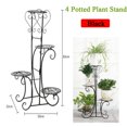 thumbnail image 4 of DENEST Metal Bicycle Tricycle Plant Stand Garden Planter Shelf Flower Holder Rack Decor, 4 of 12