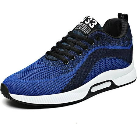 

Men s Invisible Height Increasing Elevator Shoes 2.36inch Fashion Breathable Comfortable Sport Sneakers for Teenagers Mesh Casual Sneakers Slip on Walking Shoes