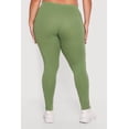 thumbnail image 4 of Women's Plus Size High Waisted Solid Leggings, 4 of 4