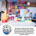 thumbnail image 3 of ruzhgo 1 Bag Party Balloons Elastic Round Transparent Bright Piece Birthday Decorations Creative Useful Fast Adsorption Wedding Adorns Type11, 3 of 5