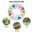 thumbnail image 2 of Amdohai 100 Pcs Plant Labels Colorful T-Type Tags Garden Markers Plastic-Reusable Waterproof, 2 of 9