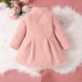 thumbnail image 4 of LOVZFMLL Jackets for Girls Fashionable Girls' Solid Color Jacket Warm Cardigan Casual And Comfortable Jacket 5-6 Years, 4 of 7
