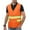 Orange, variant on Cxenplz Men Womens Safety Reflective Vest for Outdoor Operator and Sportsmen