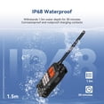 thumbnail image 3 of Radio marina Retevis RM15 6W VHF IP68 a prueba de agua con linterna, 3 of 9