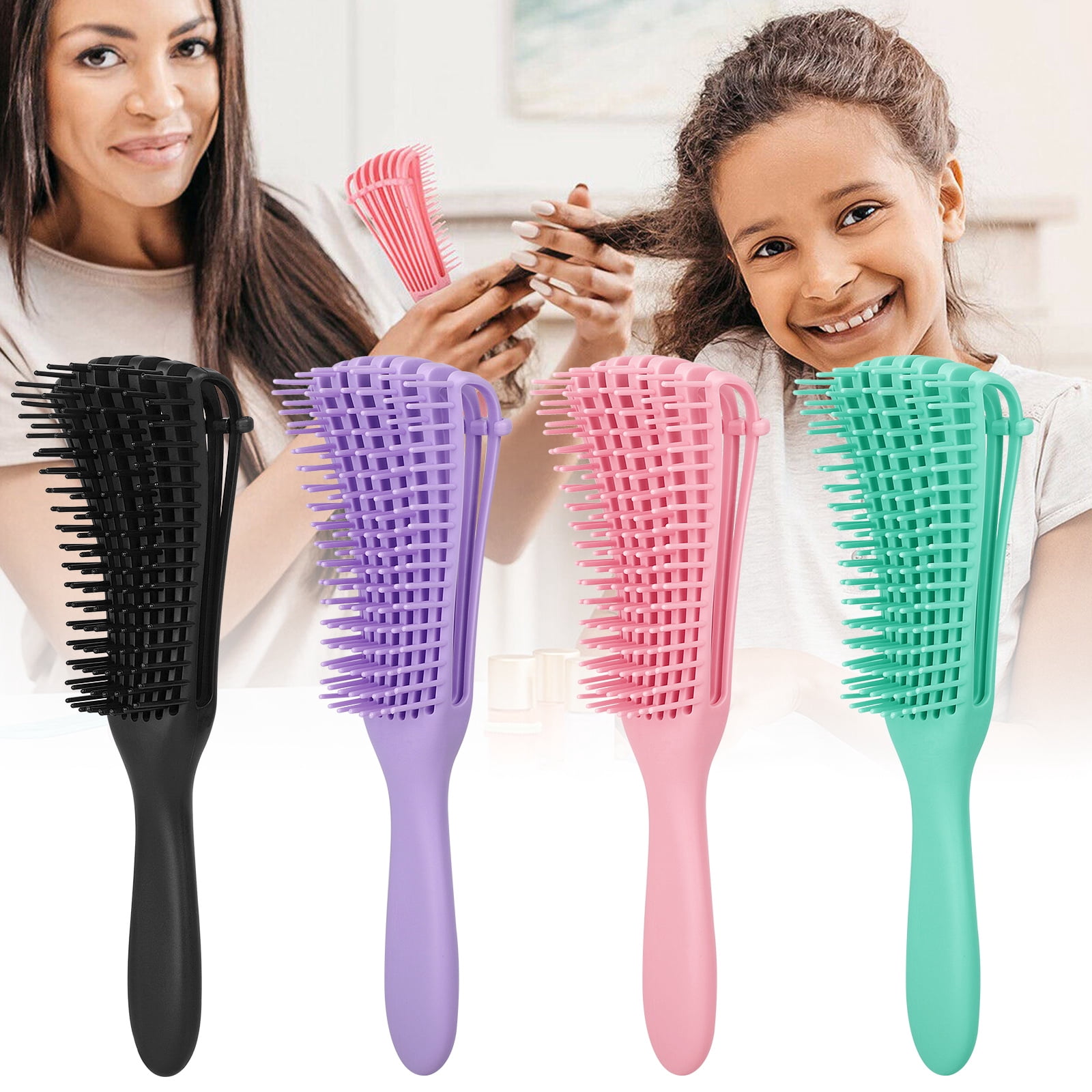 Detangling Brush Hair Detangler Brush, EEEkit Detangling Comb for Black