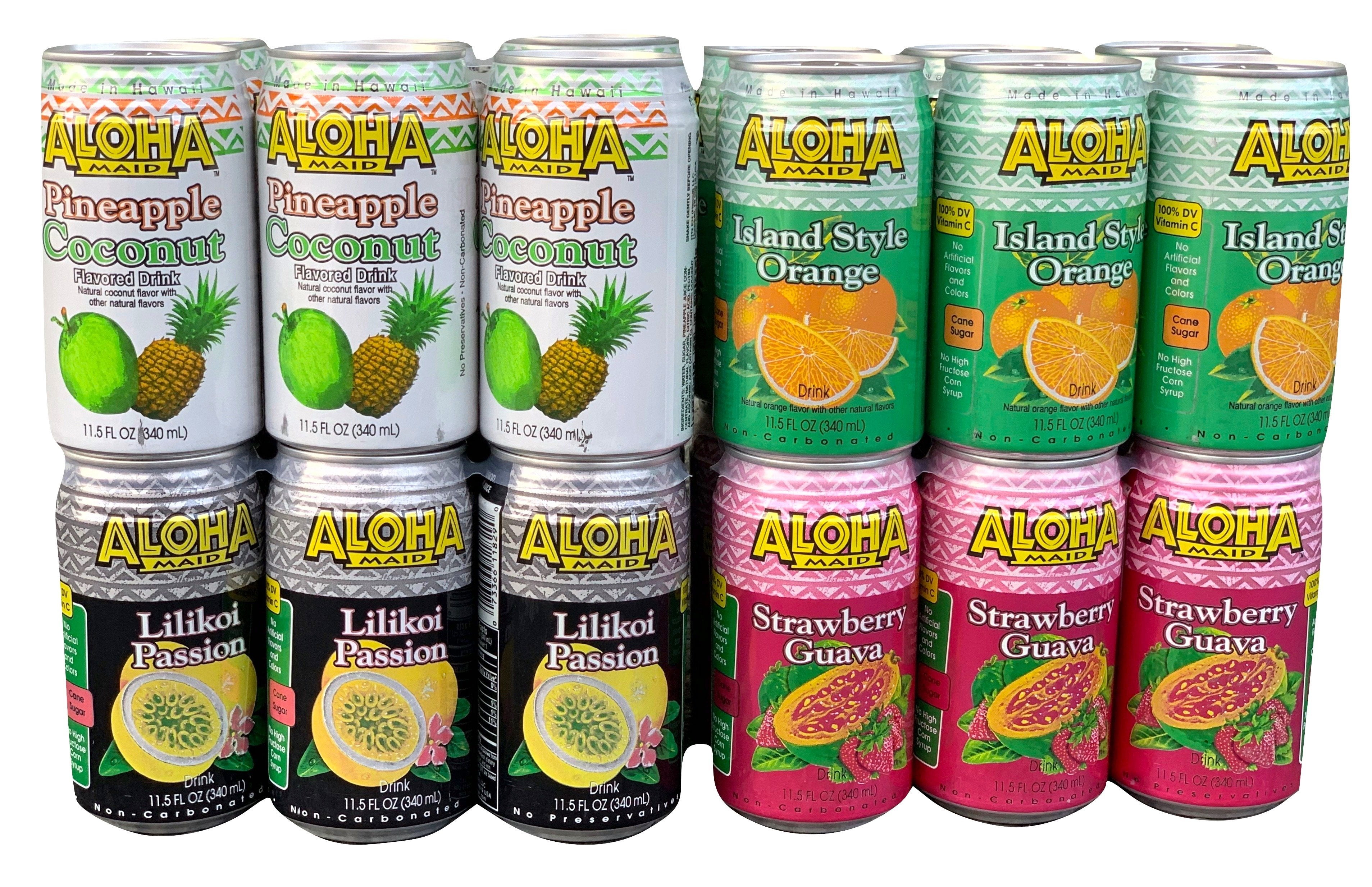 Aloha Iced Tea With Natural Lemon Flavors, 11.5 oz (Pack of 6)