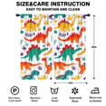thumbnail image 2 of Blackout Kids Curtains,Cute Dinosaur Pattern Childrens Insulated Curtains Set Of 2,Bedroom Essentials,Toddler Room Decor 42x84in(106x213cm), 2 of 4