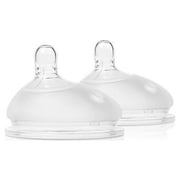 Olababy Gentle Bottle Silicone Replacement Nipple 2 Pack (3-6 Months/Medium Flow)