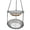Gray, variant on 2 pcs Hanging Bird Bath for Outdoors - Double-Tier Multifunctional Bird Plates for Feeding and Bath Outdoor Decoration for Garden Backyard Attracting Wild Birds